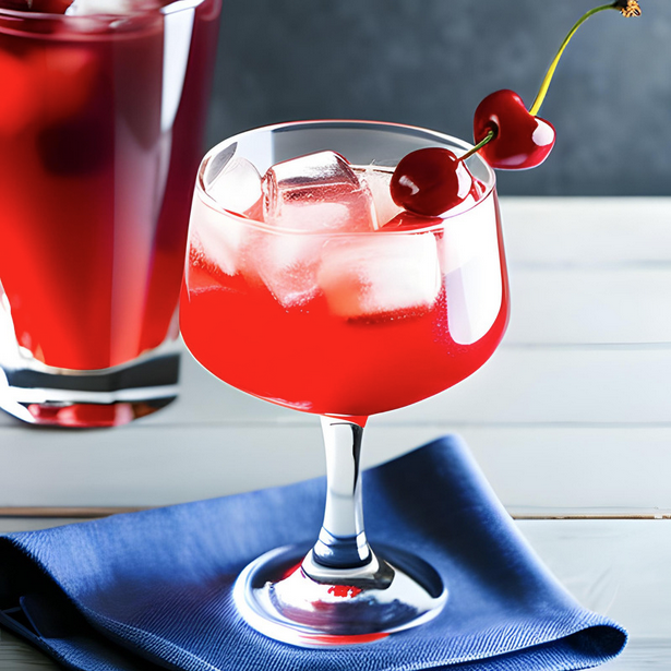 Erstickt an einer Cocktail-Kirsche