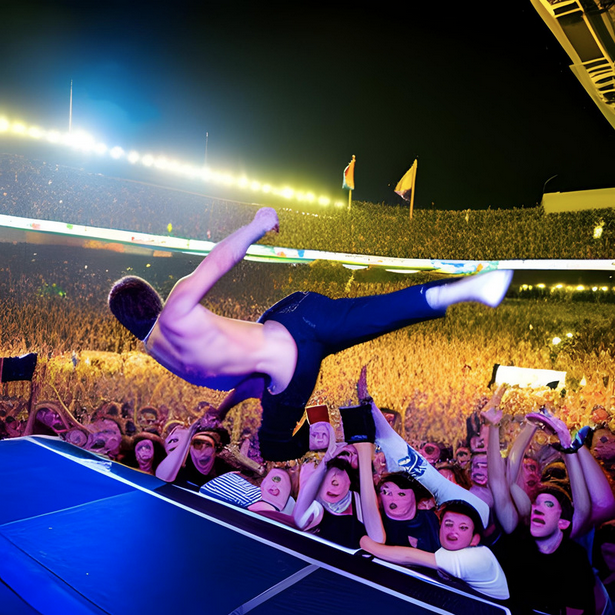 Stage diving